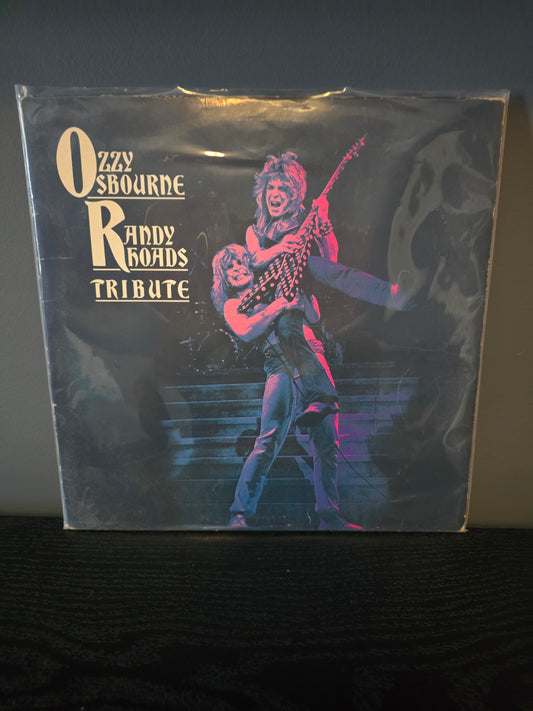 Ozzy Osbourne, Randy Rhoads - Tribute (VG Cover, VG+ vinyl) (87 US, Carrollton)